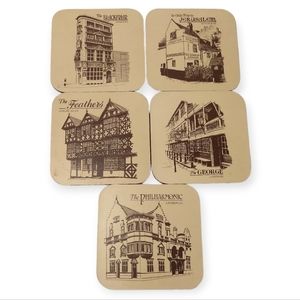 Drink Coasters Set of 5 Famous Places International